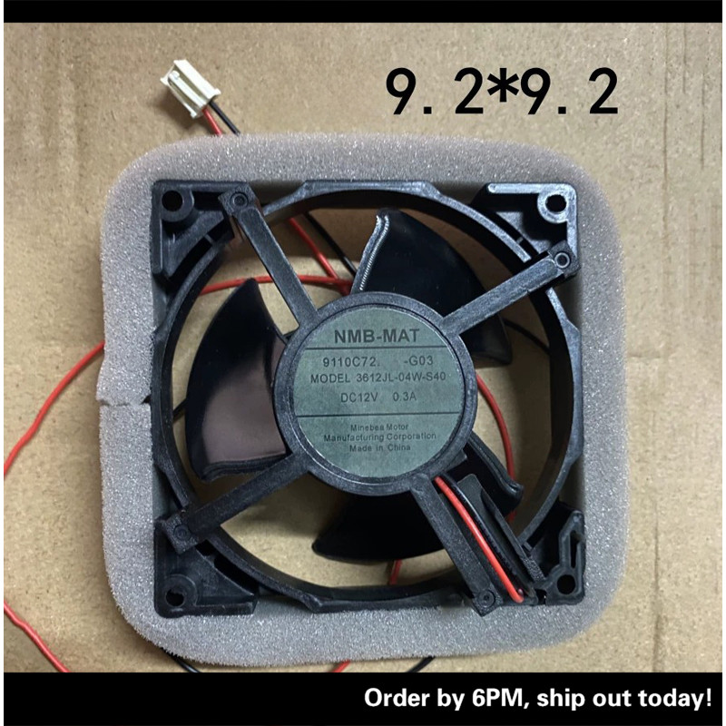 NMB-MAT MODEL3612JL-04W-S40 12V 0.3A ตู้เย็นพัดลมระบายความร้อนในตัว