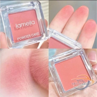 【1แถม1】4 เฉดสี พาเลทบลัชออน เนื้อแมท กันน้ำ ไม่จางหาย สไตล์เกาหลี ผง ธรรมชาติ