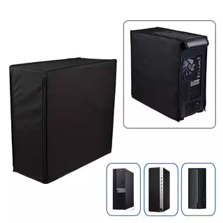 ผ้าคลุมกันฝุ่นพีซีตั้งโต๊ะกันน้ํา PeaceShells ซิปสําหรับ Mid/Full Tower TH