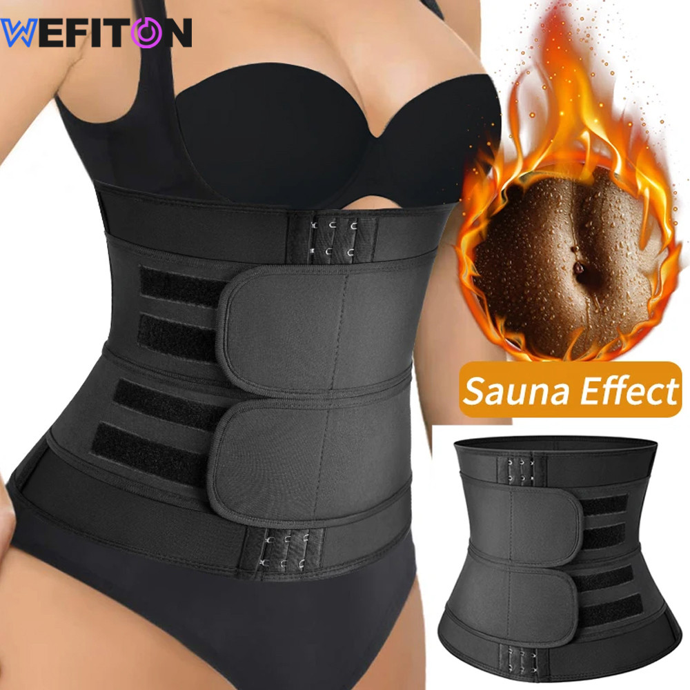 1PCS Women Men Waist Trainer Belt Tummy Control Workout Waist Cincher Sauna Sweat Girdle Sport Waist