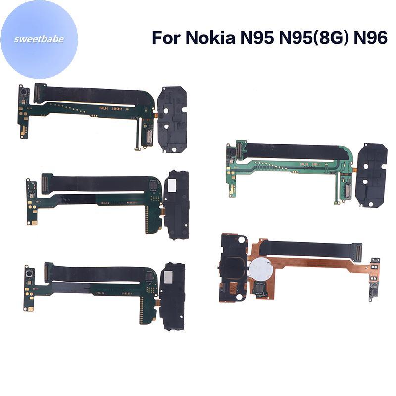 SEBABE โทรศัพท์หน้าจอการเชื่อมต่อเมนบอร์ด Flex สายด้านหน้ากล้องอะไหล่สําหรับ Nokia N95 N95 (8G) N96 