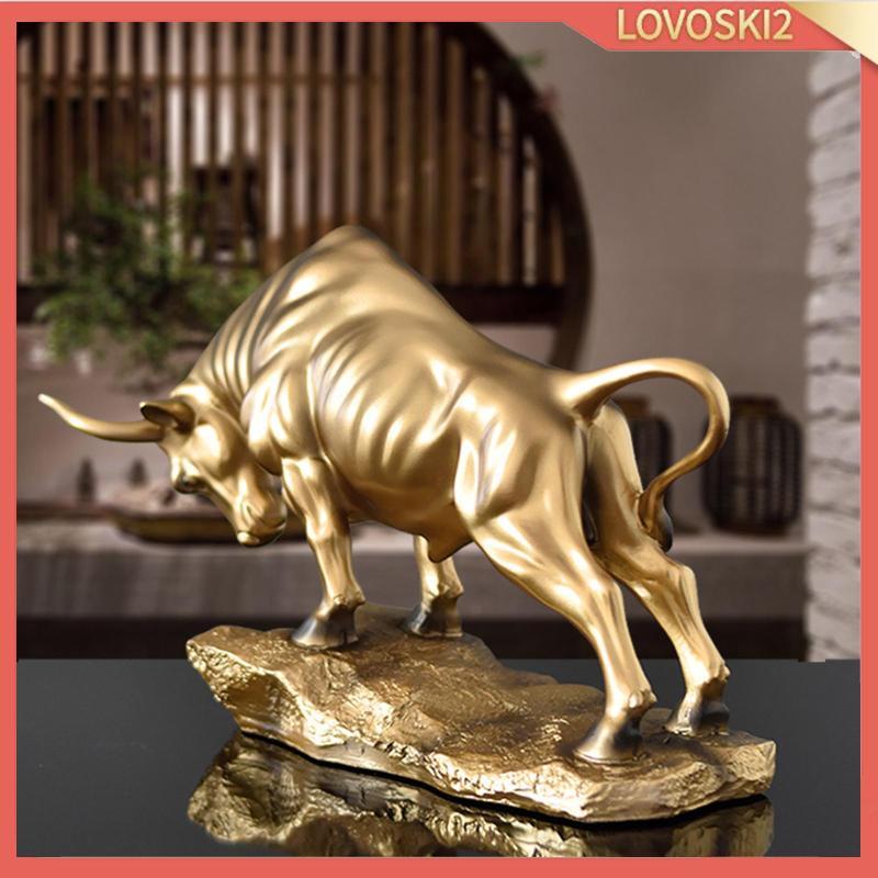 [Lovoski2] ONAIR Bull รูปปั้นประติมากรรมตกแต่งโต๊ะสะสม-หุ่น Cattle สําหรับห้องนั่งเล่น