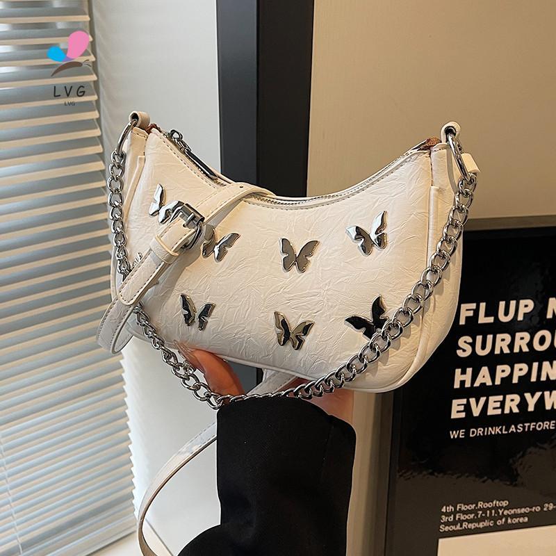 Y2K กระเป๋าสะพาย - 2025 กระเป๋าสะพายแฟชั่น Messenger Axillary สําหรับผู้หญิง