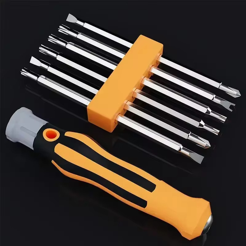 Screwdriver Set Magnetic Bit Cross Flat Shaped Screwdriver Head Multifunctional Precision Handheld M