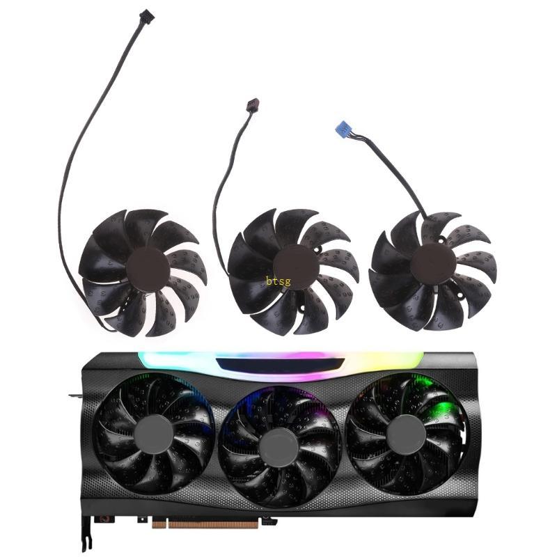 Btsg 86 มม.PLD09220S12HH 12V 4Pin 0 55A GPU พัดลมสําหรับ EVGA GeForce RTX3070 3070ti 3080ti 3090 24G