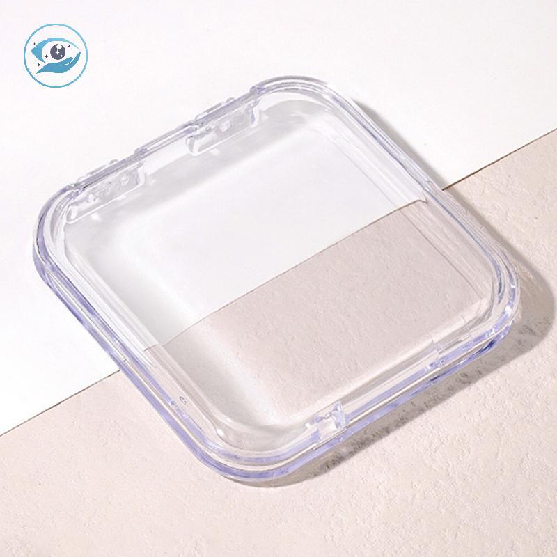 [Smw] 1 ชิ้นสไตล์ใหม่กล่องเก็บเล็บกล่องบรรจุภัณฑ์โปร่งใสเล็บเครื่องประดับจัดเก็บระดับไฮเอนด์สร้อยคอแ