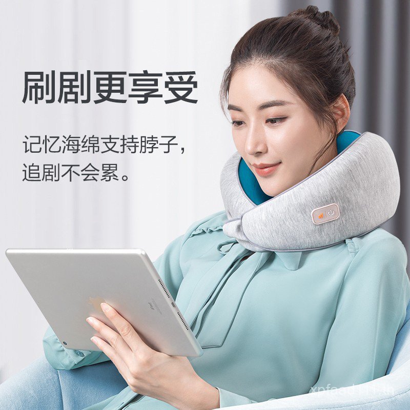 เครื่องนวด Masage หมอนนวดไหล่คอ Aox ของขวัญรูปตัว u กระดูกสันหลังส่วนคอเครื่องนวดกระดูกสันหลังส่วนคอ