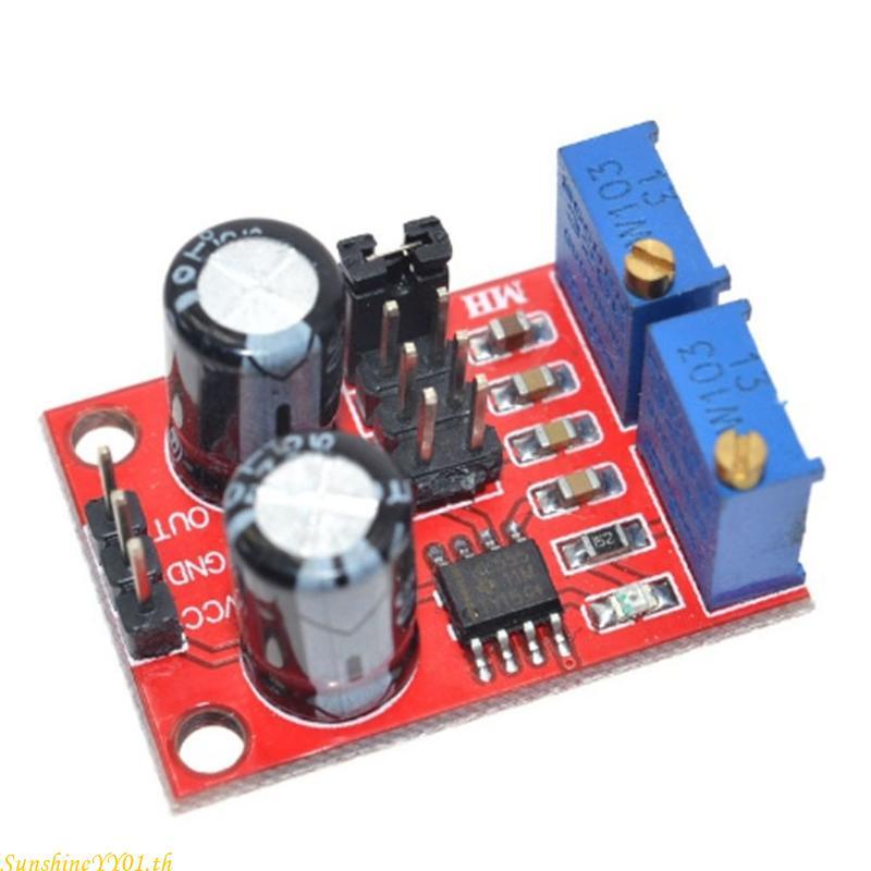 SUN NE555 Pulse Module ความถี่ Duty Cycle เครื่องกําเนิดสัญญาณสี่เหลี่ยมแบบปรับได้