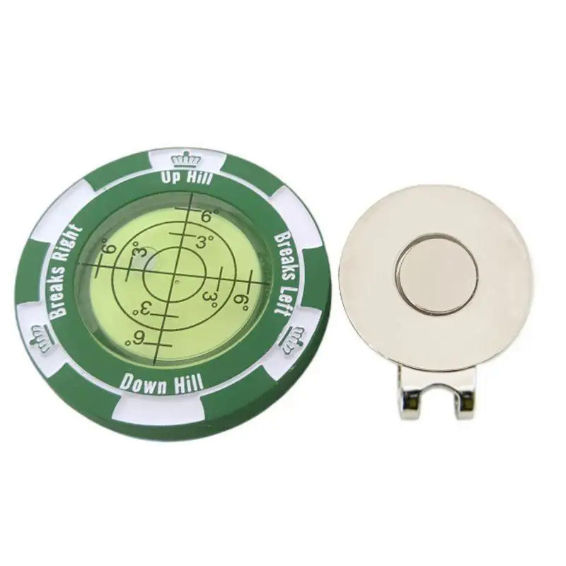 golf level marker With Scale Display & Hat Clip High Precision Golf Level Meter Golf Training Equipm