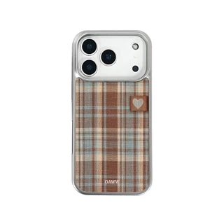 Heart Vintage ตรวจสอบเคสโทรศัพท์ Anti-Fall สําหรับ iPhone 17 Promax 16 Promax 15 Promax 11 12 13 17 14plus 15plus 16e 16plus 15pro 17pro 17air