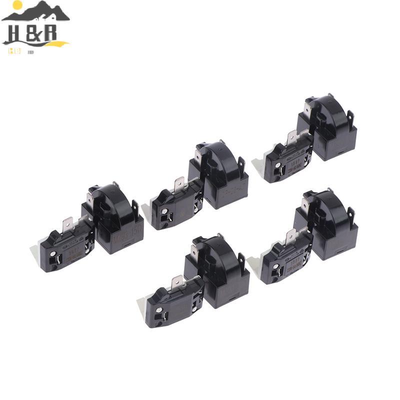 H&B Dec PTC Starter Relay ตู้เย็น Starter Relay ตู้เย็น Overload Protector ใช้งานร่วมกับ LG ตู้เย็นค