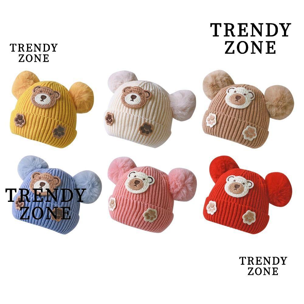 หมวกไหมพรมน่ารักสำหรับเด็ก YZONE สไตล์ไดโนเสาร์ นุ่มนวลและสวมใส่ง่าย