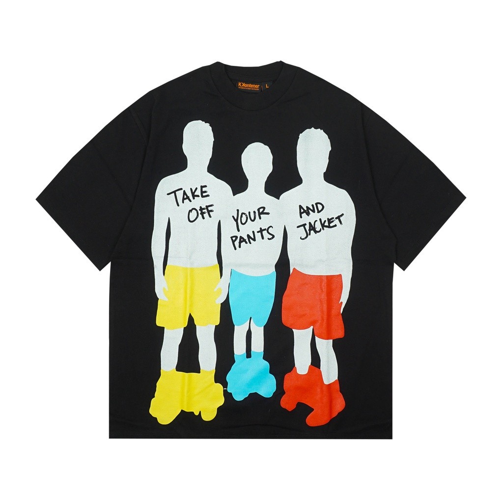 KONTIER BLINK RELAXED FIT TSHIRT สีดํา