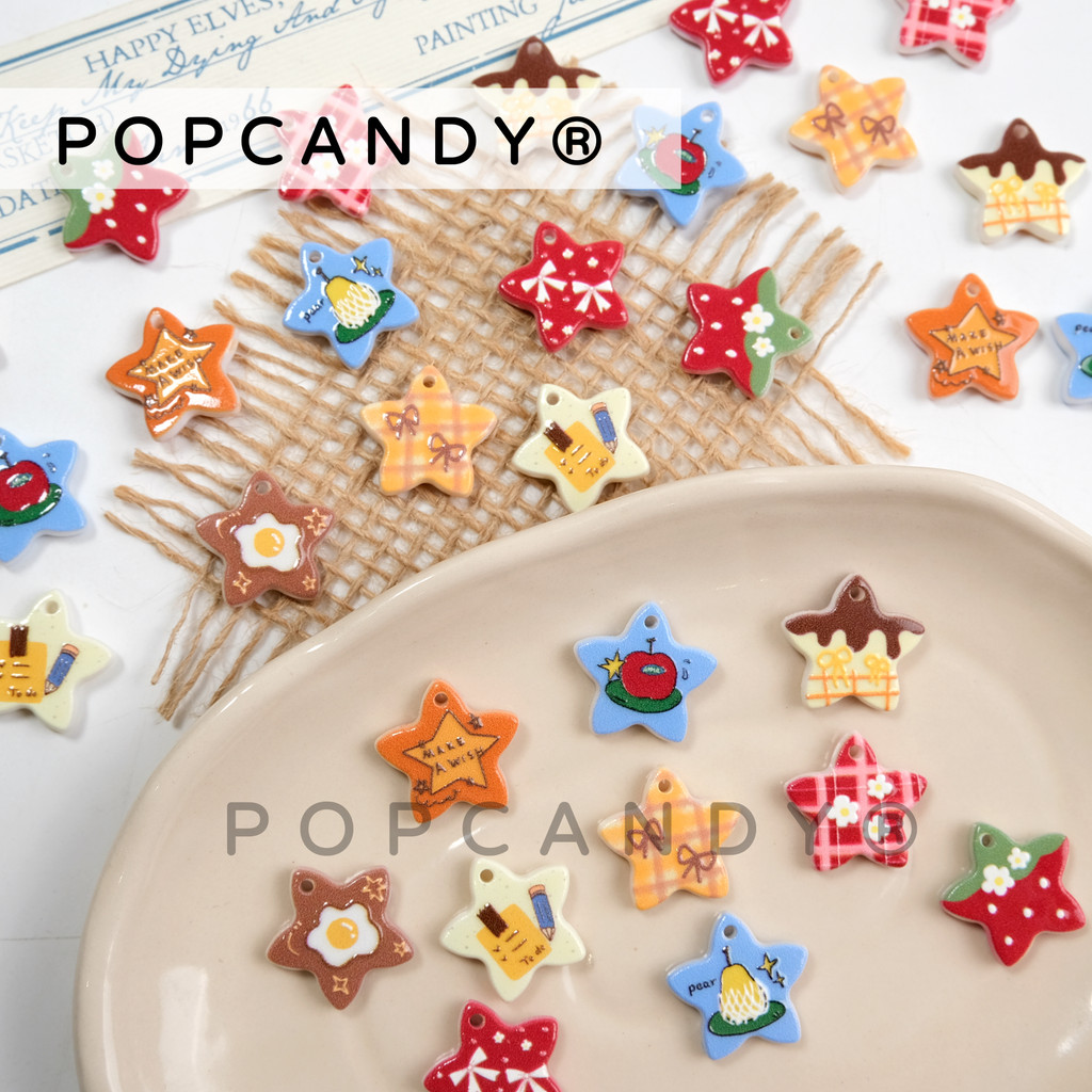 อุปกรณ์ทำเครื่องประดับ.Handmade อะคริลิก Star และลูกปัด สำหรับงาน DIY