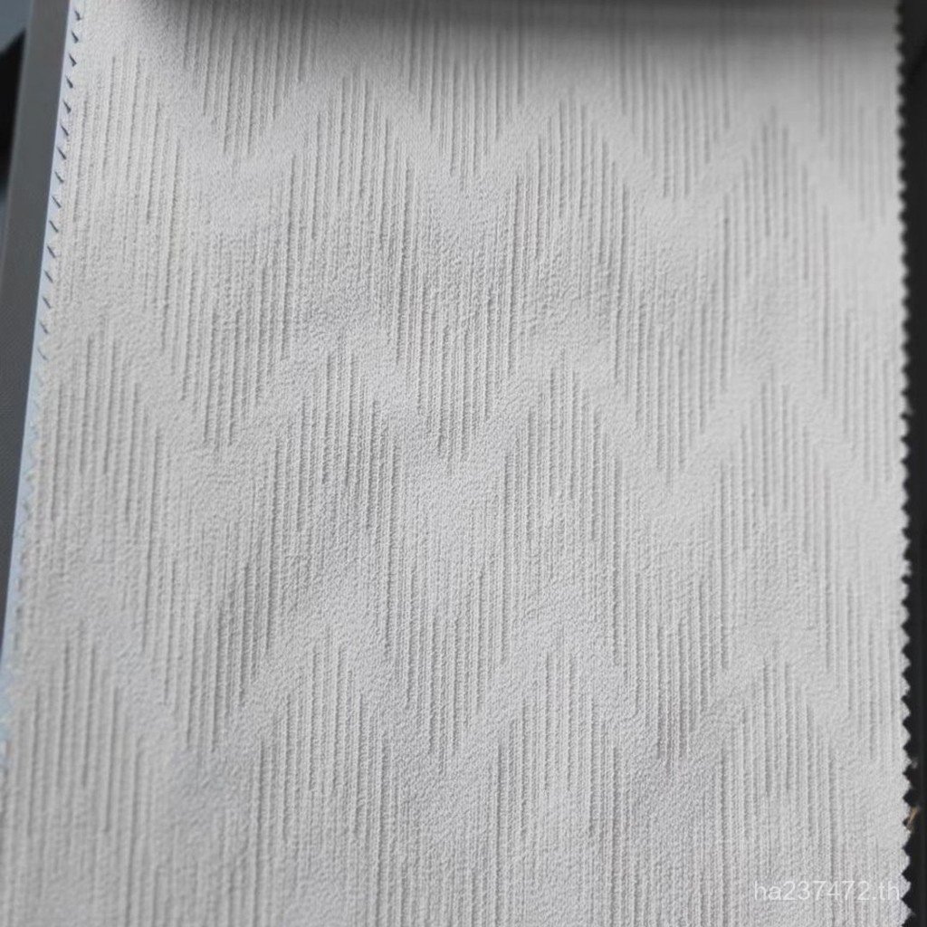 ผ้าม่าน Nordic Villa Pinstripes แรเงา INS E-Commercial Chenille สําเร็จรูป Jacquard W ห้องนอน Master