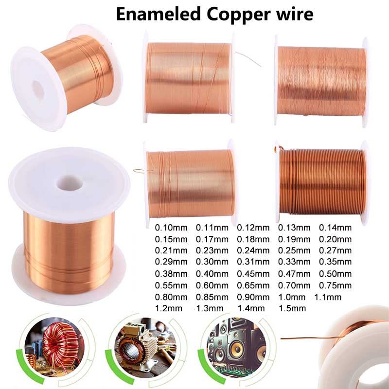 Reliable Copperr Winding Wire: 50g of Versatile Enameled Copperr Wire (0.1-1.5mm)