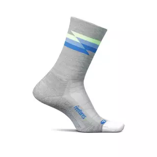 Feetures Elite/Trail Mini Crew ถุงเท้าวิ่งมาราธอน ขายดีอันดับหนึ่งในอเมริกา กระชับ ระบายอากาศดีสุด (รับประกัน 1 ปี)