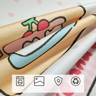 COD ผ้าคลุมไมโครเวฟ ผ้าคลุมตู้เย็น 35*100CM ลายการ์ตูนน่ารัก กันลื่น ซักได้ ใช้ได้ก้กเครื่องซักผ้าและตู้เย็น ﻿
