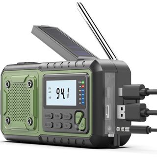 วิทยุฉุกเฉินข้อเหวี่ยง, วิทยุสภาพอากาศ5000mAh, วิทยุพลังงานแ…