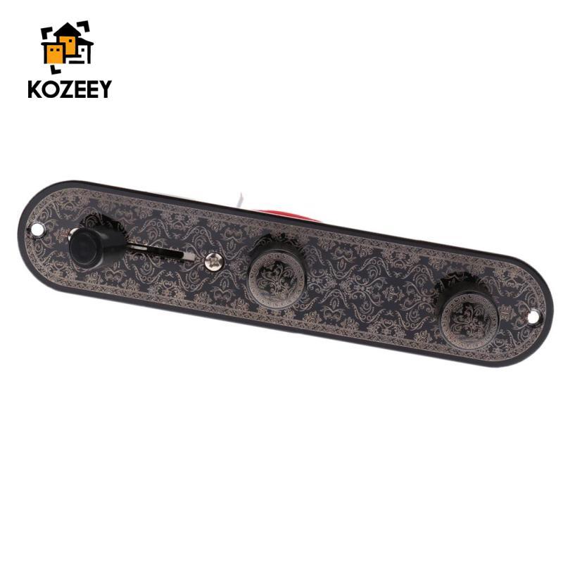 [KOZEEY] Guitar Prewired Control Plate 3 Way Toggle Switch สําหรับ Fernsehender Guitar