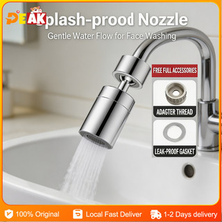 360° Rotation Faucet Water Saving Adapter, Universal Anti Splash Faucet Extender for Home Kitchen