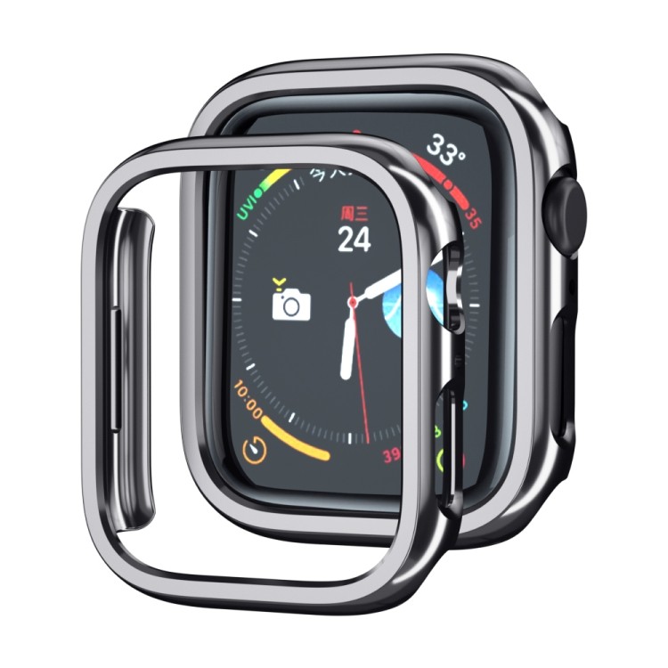Electroplated PC Hollow นาฬิกาป้องกันกรณีสําหรับ App Watch Series 7 45 มม.สําหรับ Apple Watch Series