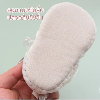 🎀รองเท้าหัดเดินสำหรับทารก รองเท้าเด็กแรกเกิด พื้นนุ่มกันลื่น ลายการ์ตูน ระบายอากาศ