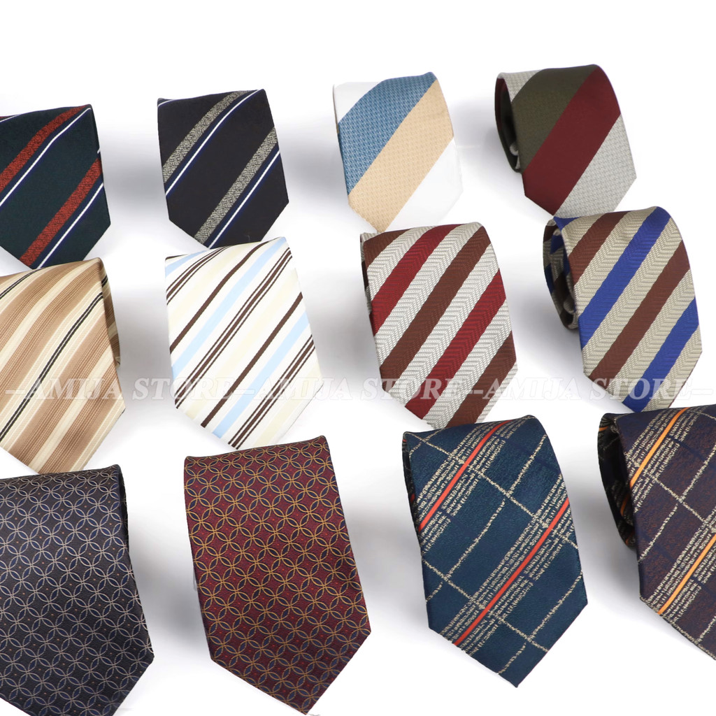 ZONFAZ หรูหราผู้ชาย Tie Jacquard ทอลายเนคไทคลาสสิกลายสก๊อตทองน้ําเงินสีแดงงานแต่งงาน Ties จุดคอ Tie เครื่องแต่งกายอุปกรณ์เสริม