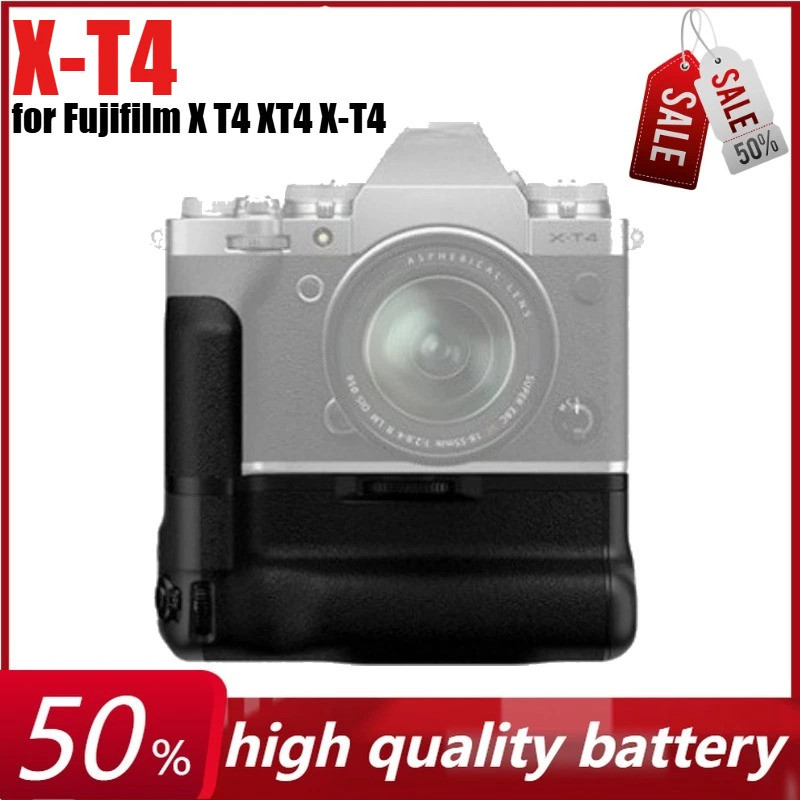 X-T4 แบตเตอรี่จับแนวตั้งสําหรับ Fujifilm X T4 XT4 X-T4 อุปกรณ์เสริมสําหรับกล้อง