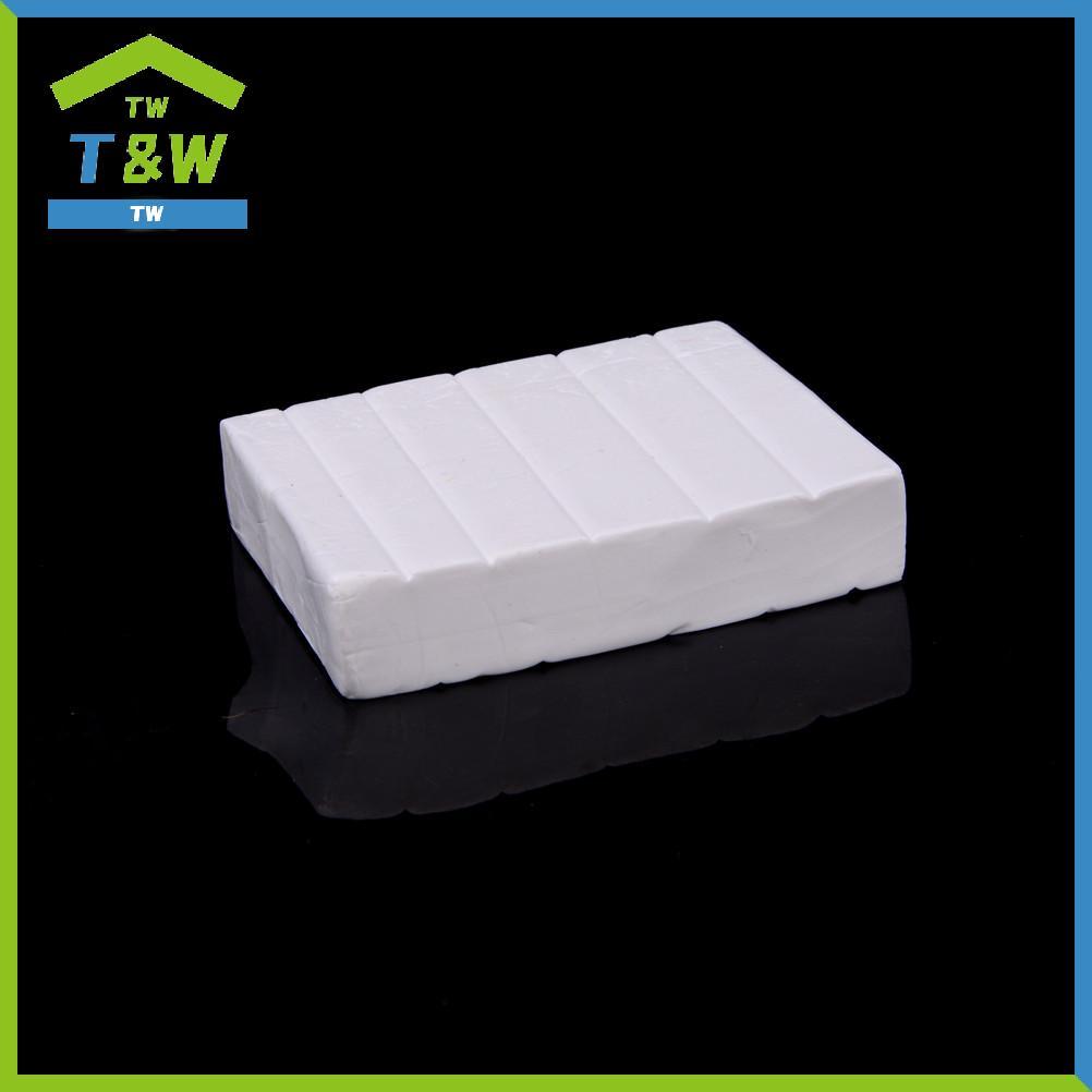 T&W เตาอบ-อบ Clay Fimo Polymer Clay Figuline 250g/paet White COLOR Soft Cay Modeling {vn}