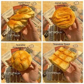 LUXELUNGE สกุชชี่เนย butter squishy Sensory Fidget ของเล่นหยิกเด็กนักเรียนผู้ใหญ่ สกุชชี่สโลว์
