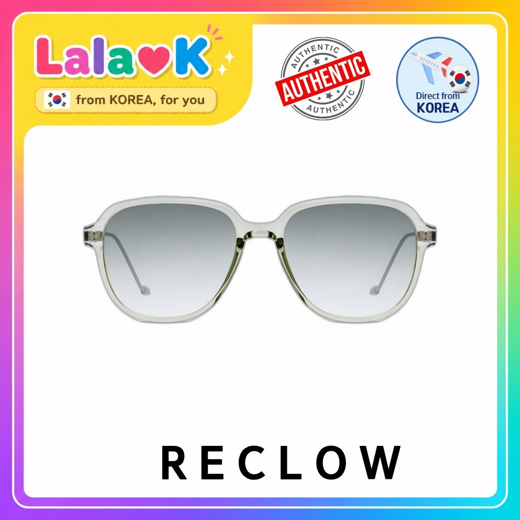 [รับช้า] แว่นกันแดด JUWON สีเขียว / แว่นกันแดดเกาหลี / กรอบโอเวอร์ไซส์ / ของแท้ 100% โดย Lala❤เค
