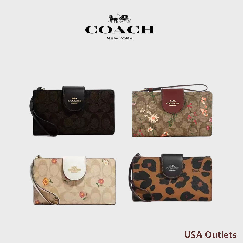 𝐂𝐎𝐀𝐂𝐇ใหม่กระเป๋าสตางค์สุภาพสตรียาว C2874 C2867 4607 C3722