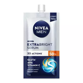 NIVEA Men Serum กันแดด ( แบบซอง ) นีเวีย เซรั่มบำรุงผิวหน้าสำหรับผู้ชาย 7ml