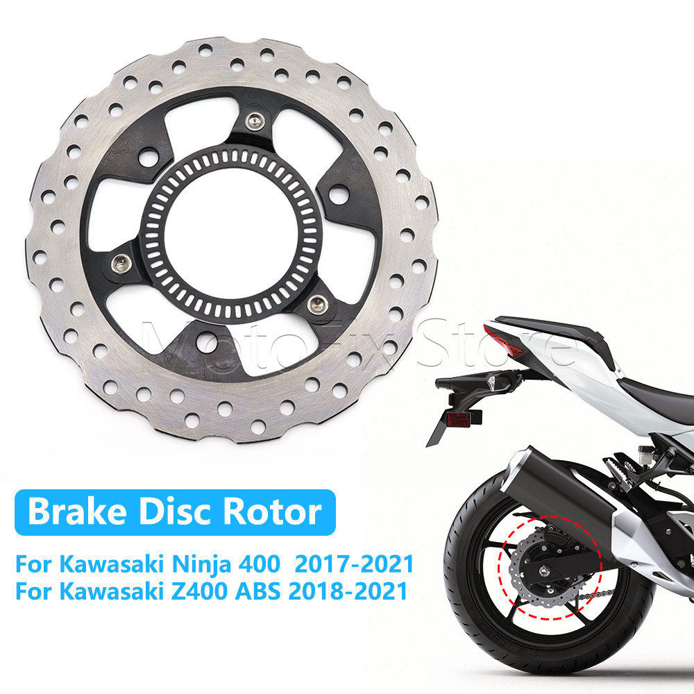 รถจักรยานยนต์ด้านหลังเบรคแผ่นดิสก์โรเตอร์สําหรับ Kawasaki Ninja 400 EX 400 ABS 2017-2021 Z400 ABS Ni