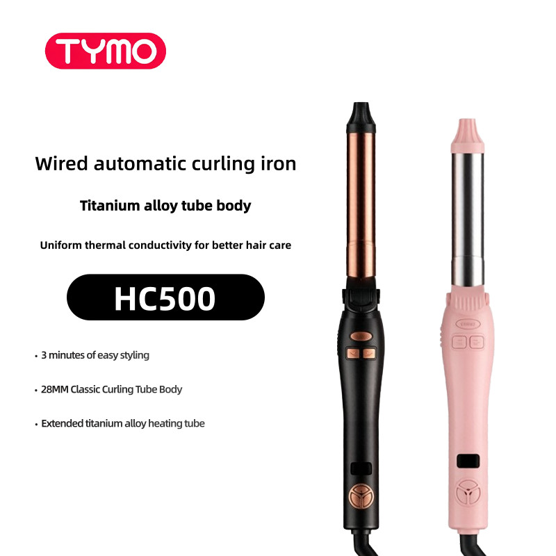 TYMO HC500 Automatic curling ironprevents scalding and does not harm hair,providing long-lasting sty