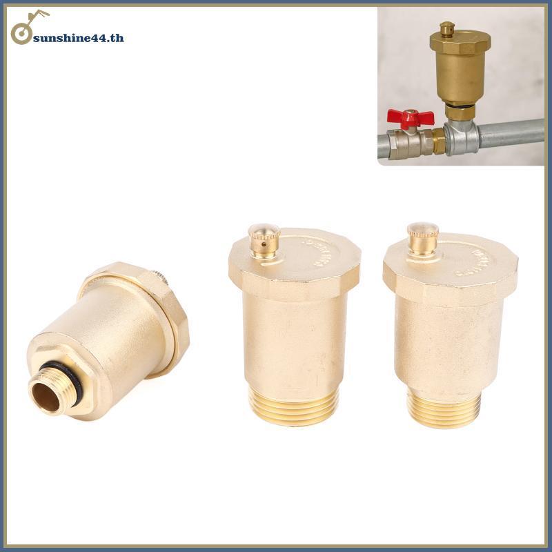FOURSUN ทองเหลือง DN10 DN15 DN20 DN25 อัตโนมัติไอเสีย Air Vent วาล์วสําหรับหม้อไอน้ําระบบหม้อน้ําไม่