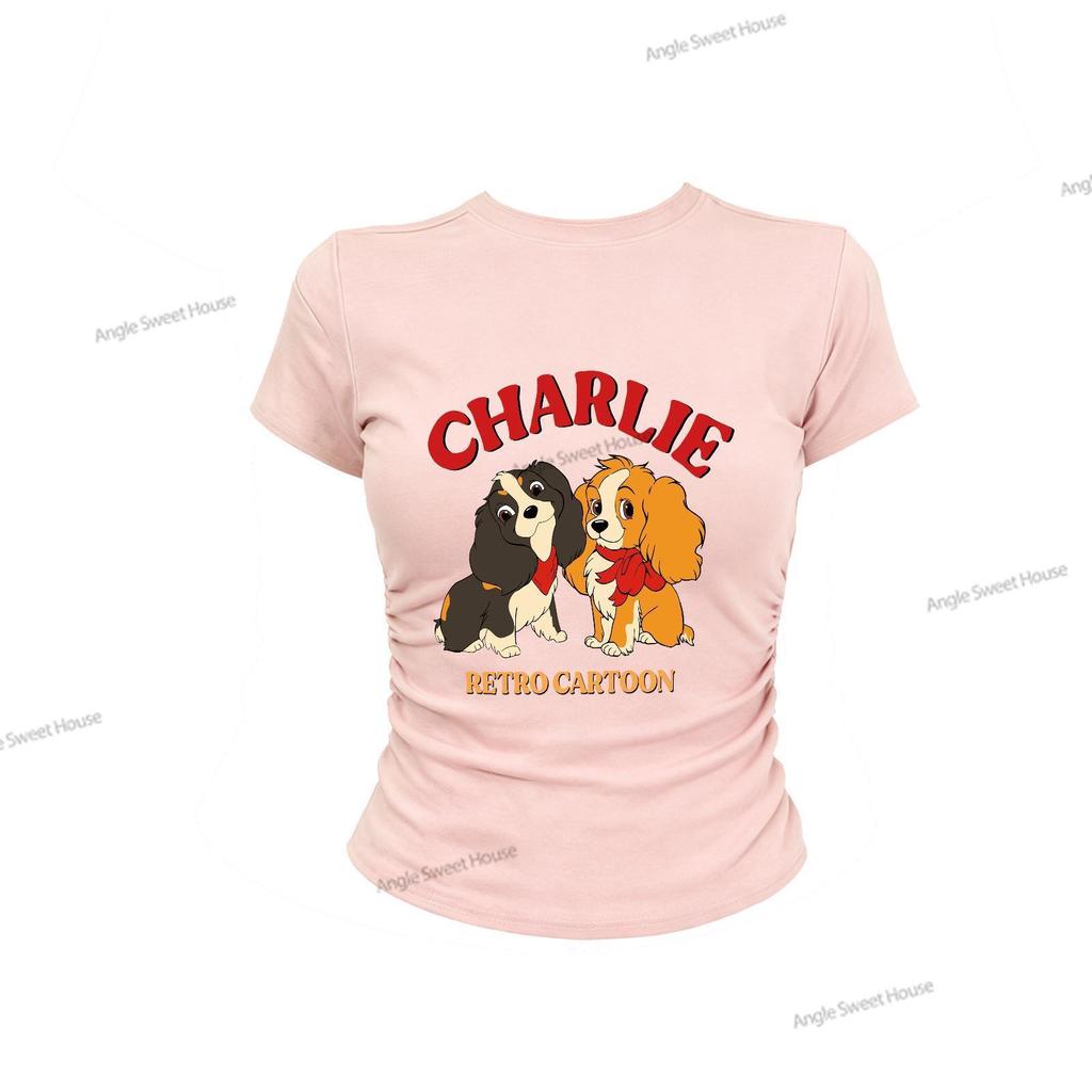 (จัดส่งตลอด 24 ชั่วโมง）Angle Official รุ่นใหม่ ทีชียืดมาก ตัวแปร่ง ทันสมัย ทีชี ผ้าเบาและสบาย ทีชีรุ่นใหม่ลายตัว   L04 - รูปที่ 4