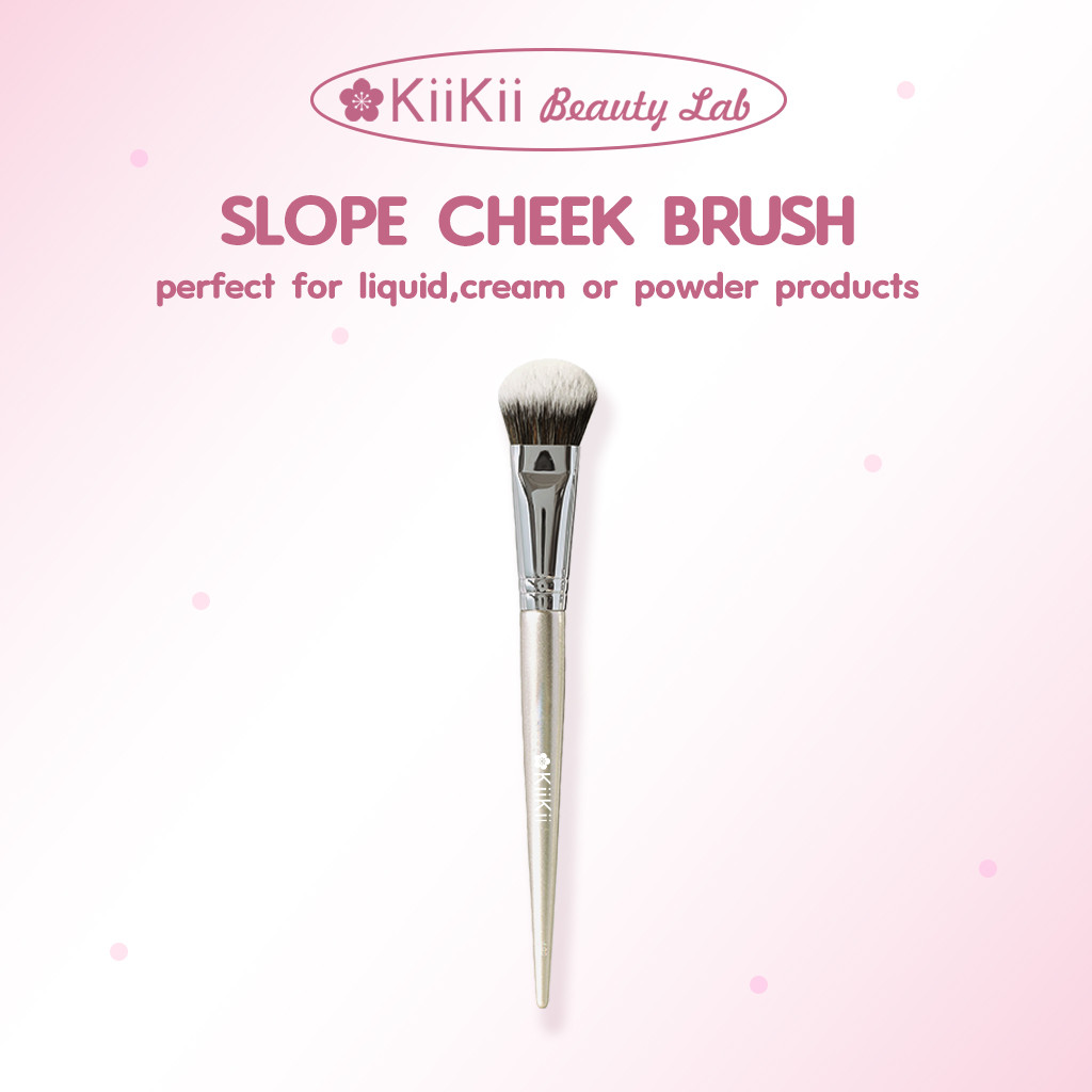 KiiKii Beauty Lab แปรงปัดแก้ม แปรงรองพื้น เหมาะสำหรับครีมบลัช แม่นยํา เส้นคมกริป ขนแปรงนุ่ม