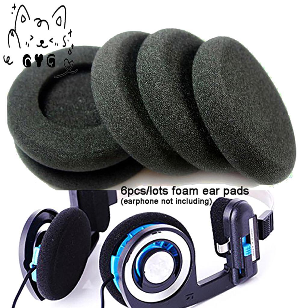 ฟองน้ําแผ่นรองหูฟังสําหรับหูฟัง PX100 PX80 - ชุด 6 ชิ้น