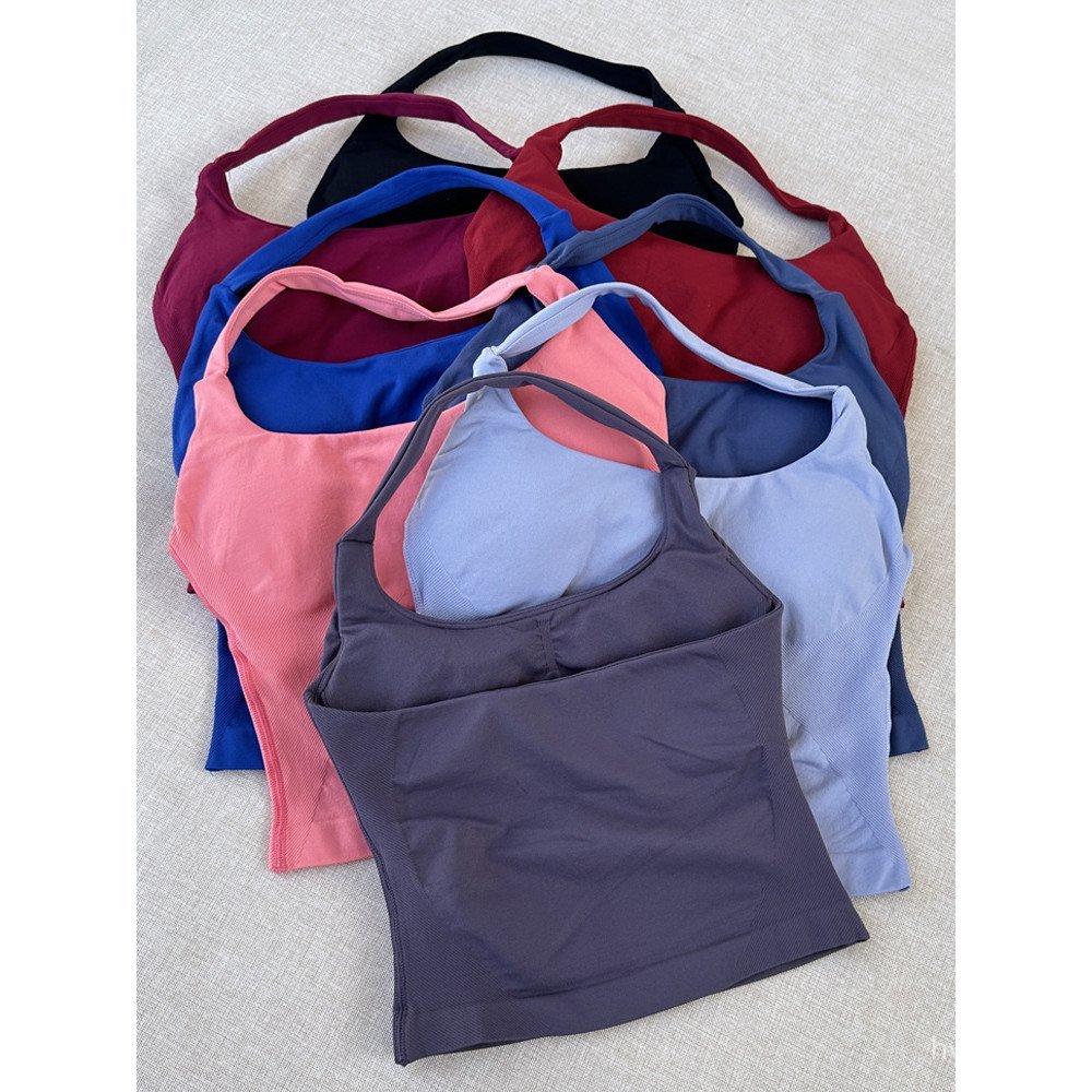 DFYNE เสื้อกั๊กHaltered ผู้หญิง ไร้รอยต่อ สำหรับโยคะและสวมใส่ง่าย