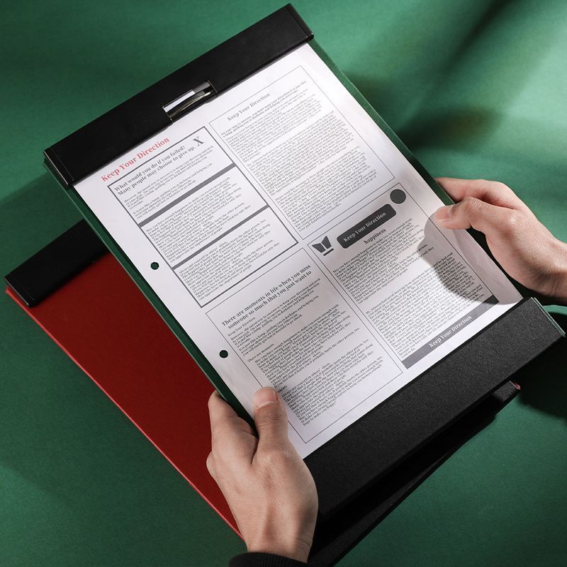 Jingong Magnetic Board Clip a4 Splint โฟลเดอร์พับได้ A4 Splint Writing Board Clip Conference Board C