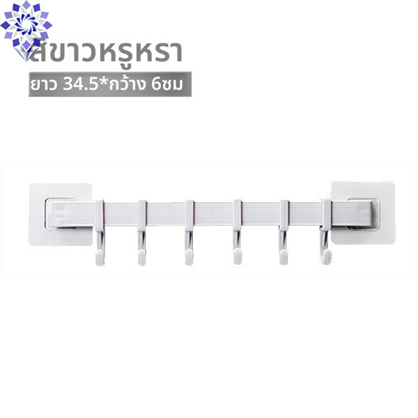 Clov ที่แขวนของ ที่แขวนกุญแจ แขวนผ้า ติดผนังห้อง ห้องน้ำ ตู้เสื้อผ้า แขวนกระเป๋าได้หมดทุกอย่าง จัดระเบียนตู้เสื้อ - รูปที่ 5