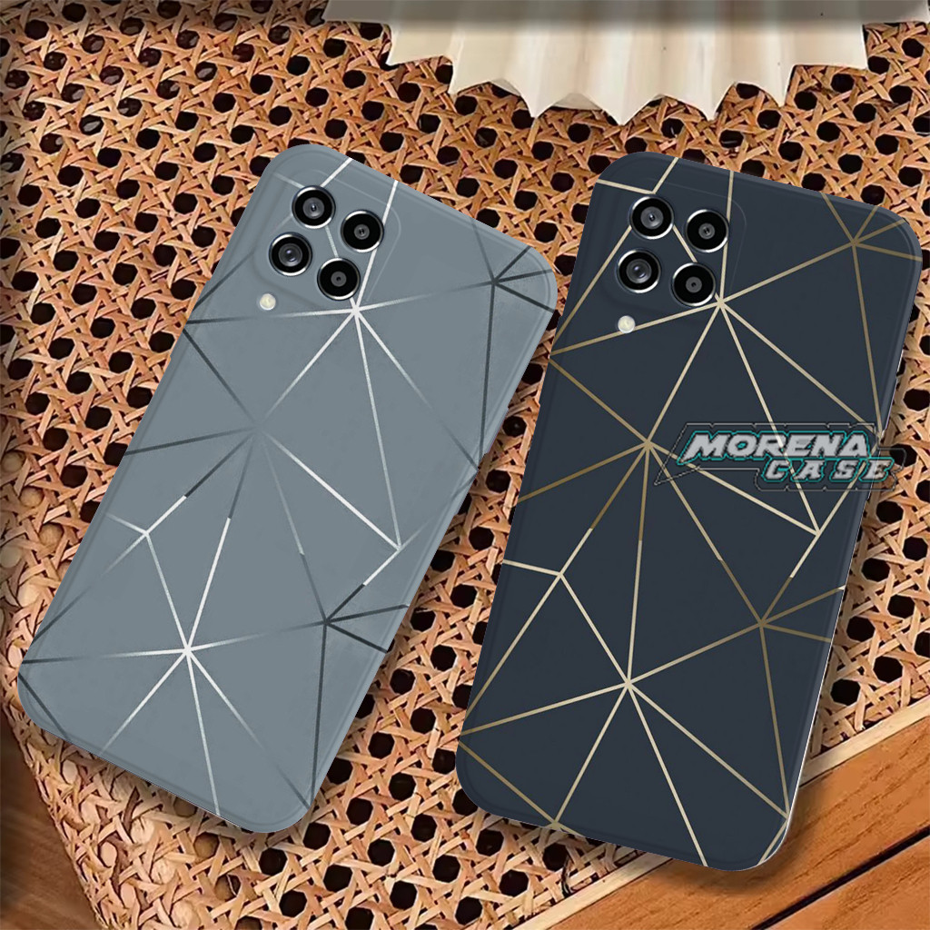 Samsung A12 M12 A22 4G A22 5G M32 4G M22 4G M34 M54 - Softcase - M4rble G4ris Motif - Best Case