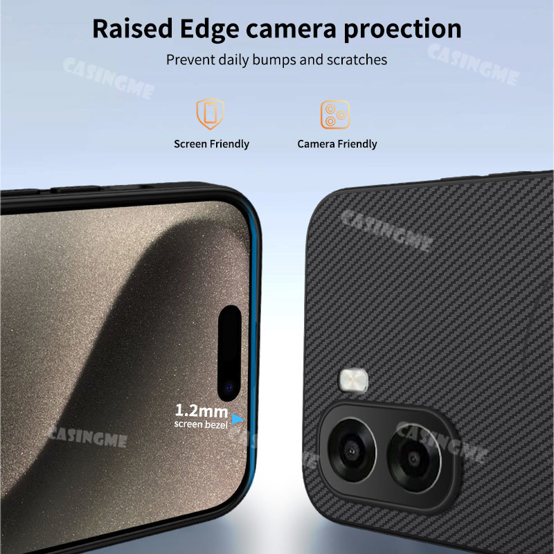 OPPO A6x 2025 คาร์บอนไฟเบอร์รูปแบบแม่เหล็กเคสโทรศัพท์สําหรับ OPPO A6x OPPOA6x A6 X 6x Pro 4G 5G กันกระแทกป้องกันหนังกลับ C - รูปที่ 4