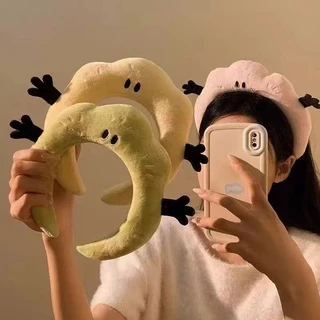 ที่คาดผมนุ่มฟูลายน่ารักการ์ตูน สำหรับผู้หญิง แฟชั่นฮิต ใส่สบาย ถ่ายรูปสวย ใช้ได้ทุกโอกาส