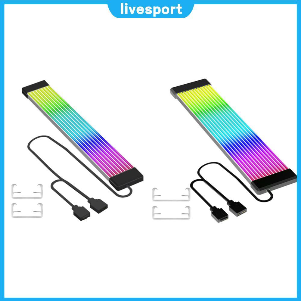 ⚡24ชม.⚡ 5V 3Pin RGB LED Light Strip Bar 8Pin 24Pin PSU RGB Cable Extensions