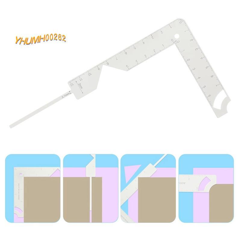 [Bestseller Y2]5-In-1 Book Cover Guide Bookbinding Kit Book Binding Cover Tool for Making Book Cover