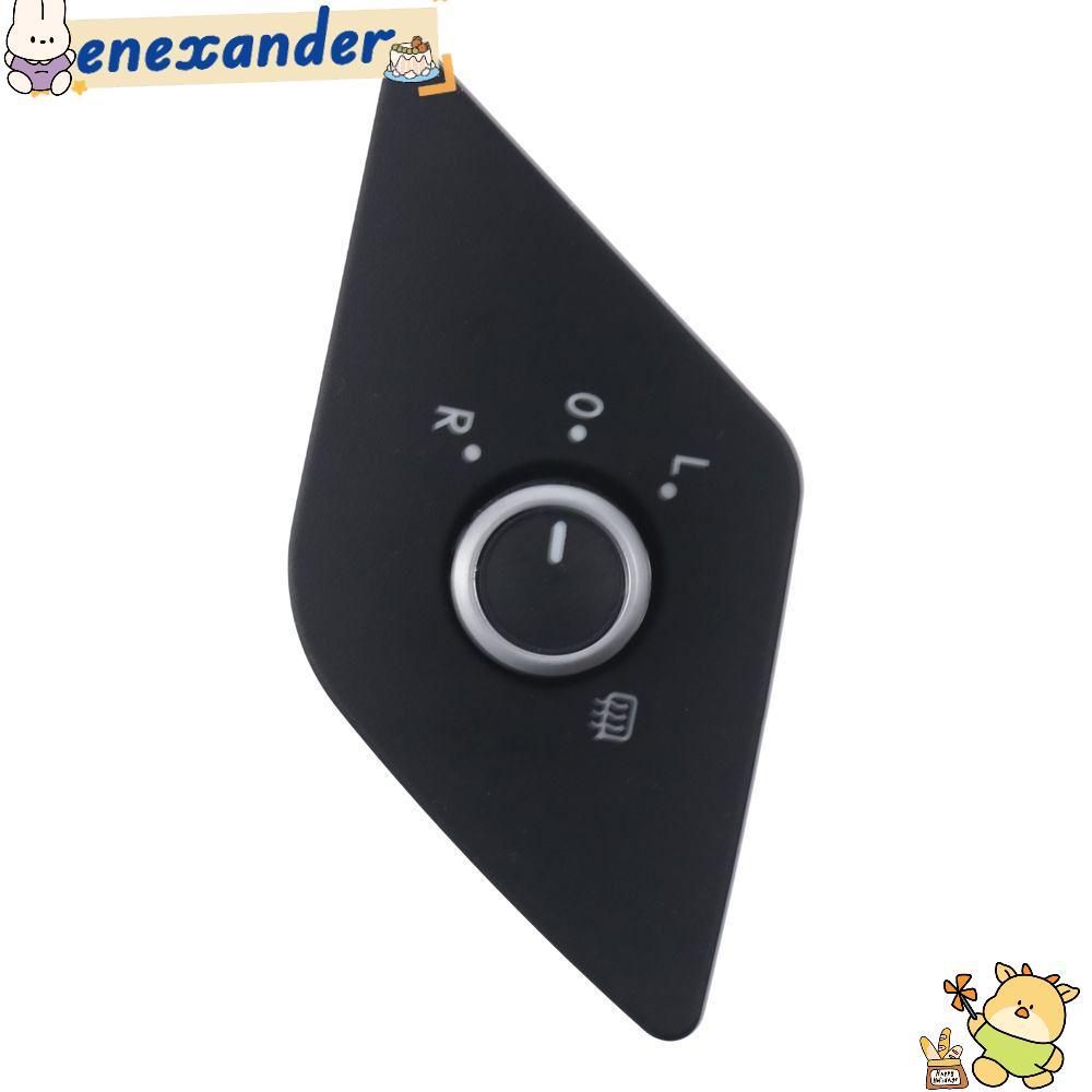 การปรับควบคุมกระจก EXER, 10Pins สีดําไฟฟ้าด้านข้าง, โลหะพลาสติกทนทาน 5C7959565J สําหรับ VW Jetta 201