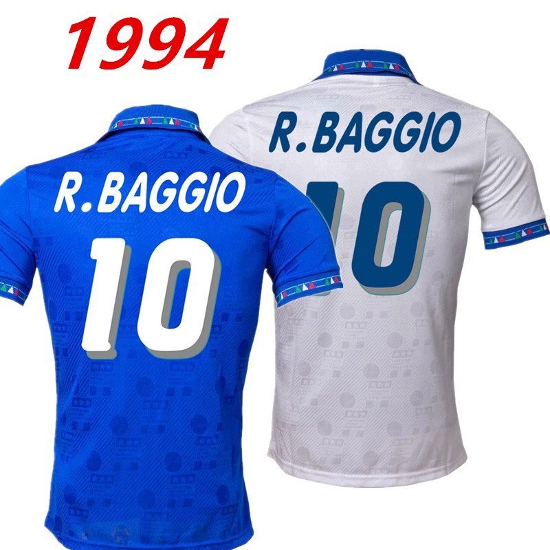 # 10 R.BAGGIO 1994 Italy Retro Home Football Jersey Classic Shirt